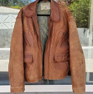 Avirex Quilted Leather flight jacket